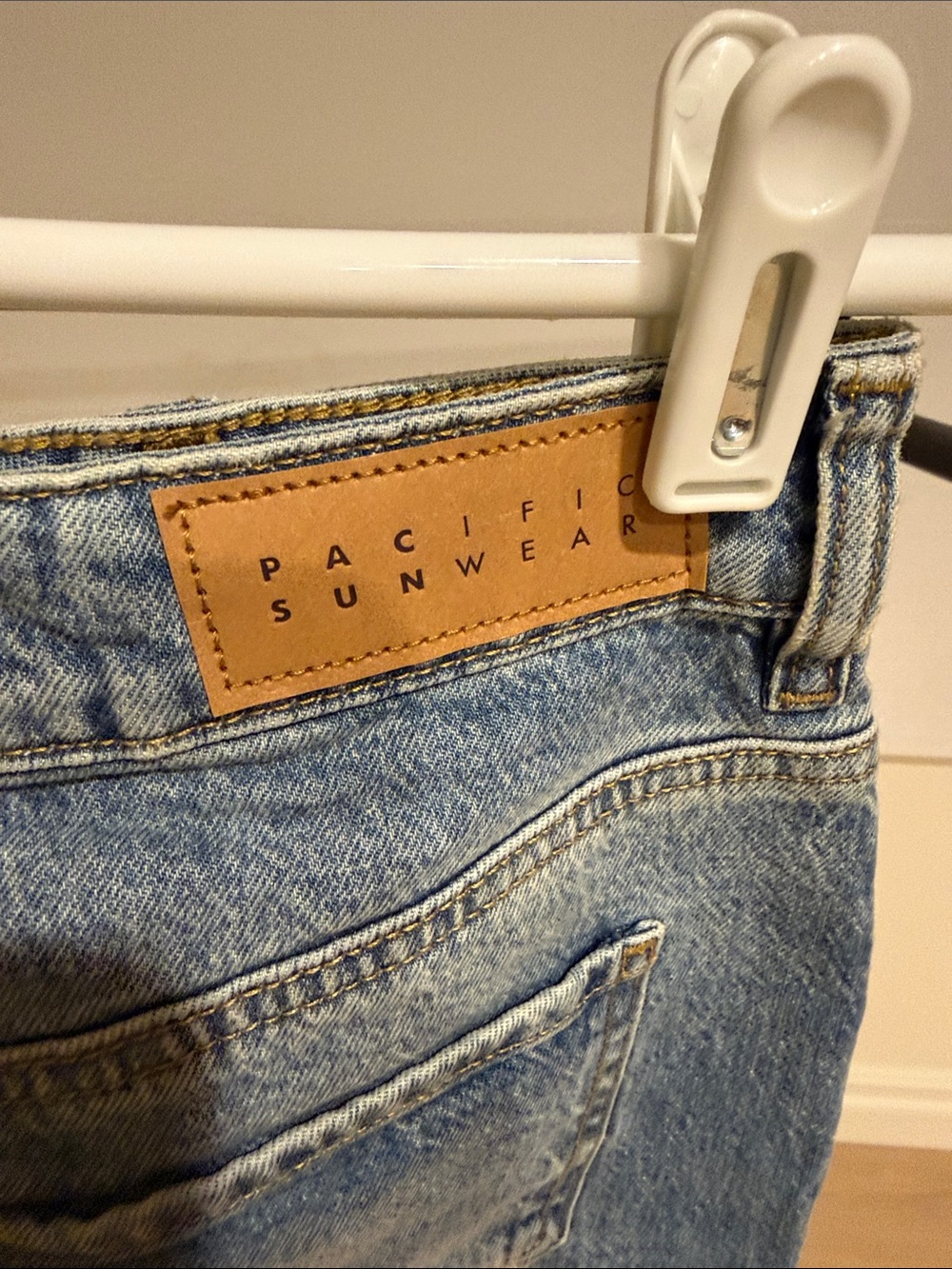 PacSun Light Blue Denim Mini Skirt - Picture 4 of 6